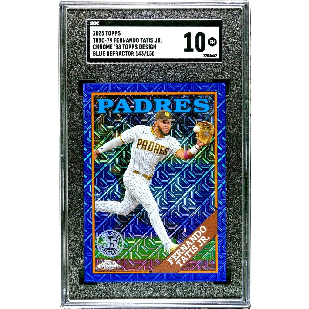 2023 Topps 88 Chrome Blue Mojo Refractor T88C-79 Fernando Tatis Jr. /150 SGC 10